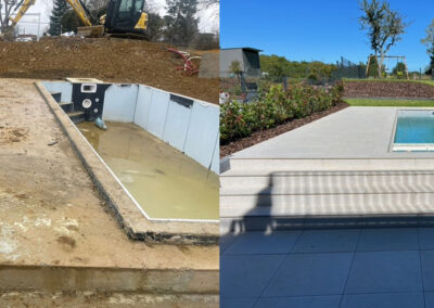 Création de Terrasse Piscine et Aménagement Extérieur à Huncherange, Luxembourg