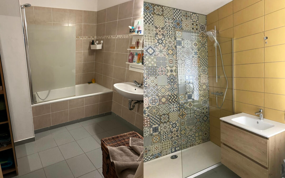 Rénovation de salle de bain à Gasperich, Luxembourg